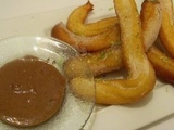 Churros parfumés au citron vert et à la pâte à tartiner