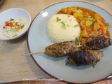 Kefta de boeuf sauce blanche à l'avocat