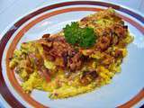 Omelette aux girolles