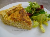 Quiche au saumon fumé, poireaux, aneth