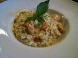 Risotto aux pétoncles et vin de Corse