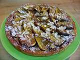 Tarte folle aux figues et aux amandes torréfiées