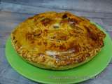 Tourte aux champignons de Paris, girolles et chanterelles