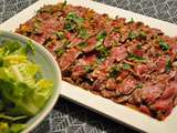 Boeuf thai tataki mariné