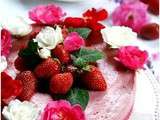 Bavarois Fraises Pistaches