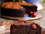 Fondant au Chocolat, Cerises & ... aux Lentilles