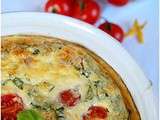 Frittata Tomates Cerises et Féta