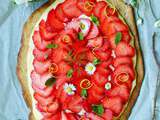 Pizza aux Fraises