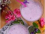 Smoothie aux Myrtilles et Violettes