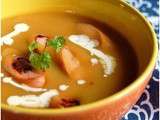 Soupe au Cumin et Knacks