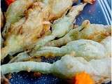 Tempura de Fleurs de Courgettes