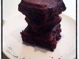 Brownie aux framboises... On profite des beaux fruits du printemps