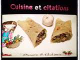 Crêpes salées poireaux et champignons... On fête la chandeleur