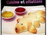 Hot dog maison en forme de chien pour faire plaisir aux enfants