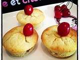 Minis cakes aux cerises... Qu'il est doux le temps des cerises