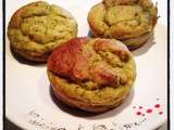 Petits muffins courgette et lardons de poulet... Délicieux