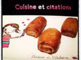 Petits pains au chocolat maison... Un bonheur chocolaté