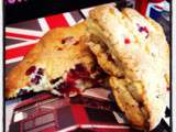 Premiers scones ww aux cramberries et myrtilles... Welcome in London