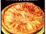 Tarte aux pommes sur lit de compote... Vive les fruits