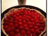 Tarte aux tomates cerises et moutarde à l'ancienne... Un vrai délice