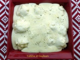 Béchamel au vin blanc, ail, huile d'olive pour chou fleur à gratiner