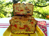 Cake d'été poivron rouge/courgette