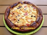 Clafoutis aux abricots et pépites de chocolat