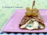 Crêpe farcie aux poires et au bleu, pour un tableau de Chardin