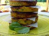 Galettes de courgettes râpées