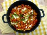Gratin de pâtes à la santorine ( Saganaki )
