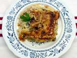 Lasagnes au chou-fleur, champignons et roquefort