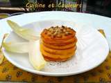 Mille feuilles de butternut au cheddar