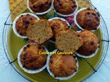 Muffins au beurre de cacahuètes crunchy