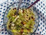 P'tite salade de chou de printemps aux fruits secs