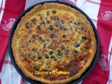 Quiche lorraine avec des champignons et le petit   twist  d'Anne Sophie Pic