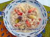 Risotto au crabe et asperges blanches