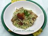 Risotto aux pleurotes et crème de persil