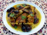 Tajine bel djaje oul kuran ( tajine de poulet aux figues )