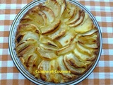 Tarte briochée aux pommes sur crème pâtissière : Hommage à Guy 59620