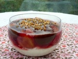 Verrine de figues au chocolat