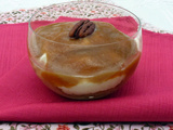 Verrine pommes/faisselle à la sauce butterscotch