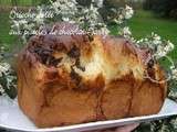 Brioche dorée aux pistoles de chocolat Barry Saint-Domingue