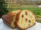 Cake au citron vert Chocolat blanc, chocolat praliné Sur base du gâteau au yaourt