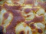 Clafoutis aux poires, saveur citron