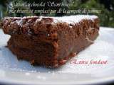 Fondant au chocolat sans beurre! De la compote de pommes le remplace *Recette dénichée sur le journal des femmes