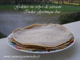 Galette ou crêpe de sarrasin (Indice glycémique bas) suivant la méthode de s. Montignac