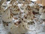 Meringues Françaises au chocolat Barry concassé