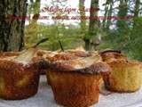 Muffins façon Jaclyne, demi poires williams, noisettes, cassonade pure canne, et miel ♥ Terriblement bon ♥