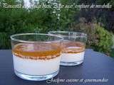 Panacotta saveur vanille & confiture de mirabelles (Agar agar)