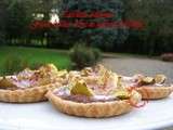 Tartelettes figues fraîches et crème de marrons sur pâte sablée gourmande *Tartelettes d'automne